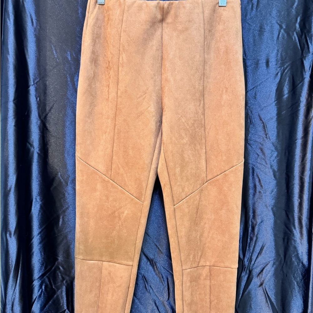 Chic Camel Suede Pants